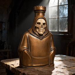 Medieval Skull Whisky Bottle 3d model