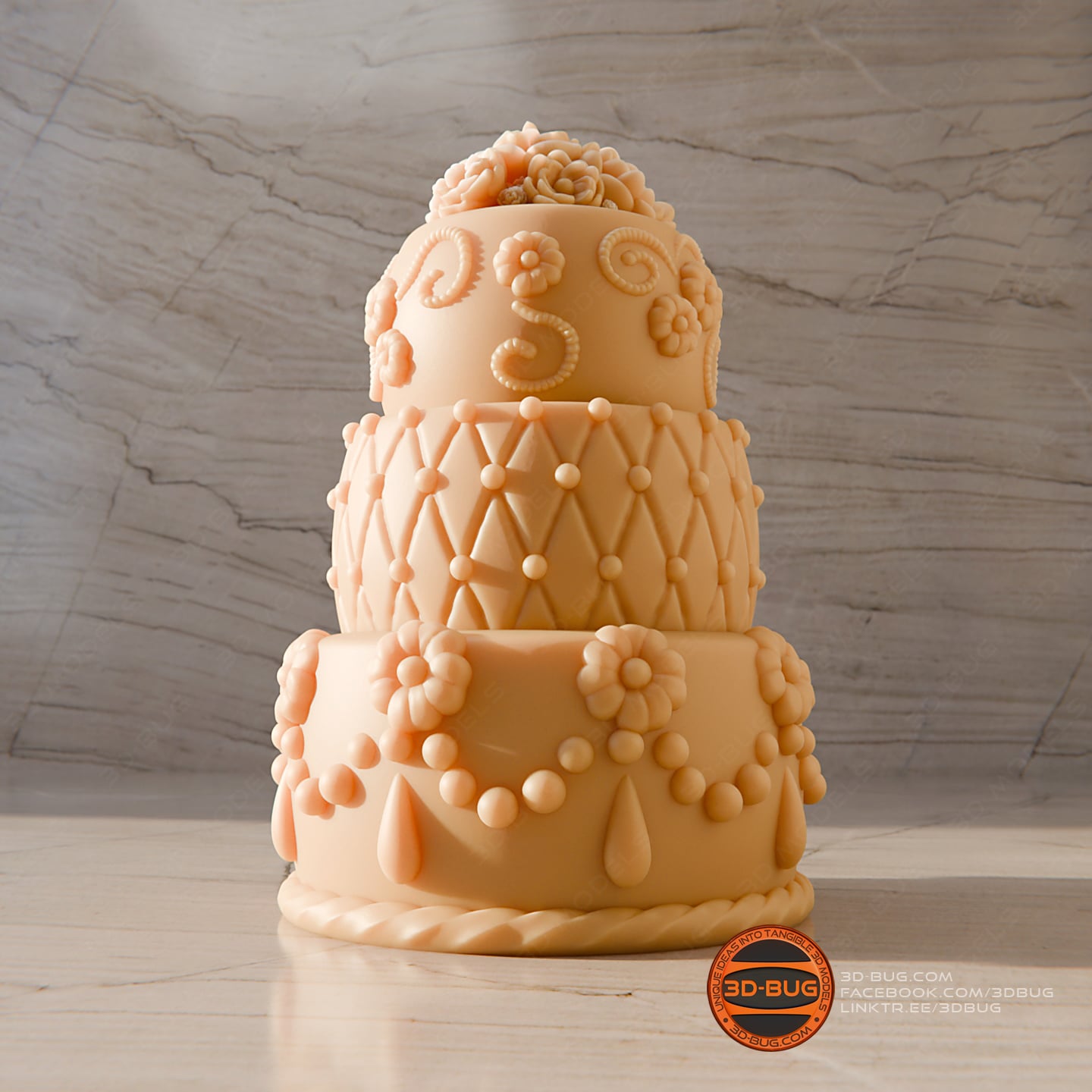 Celebration Cake 3d model