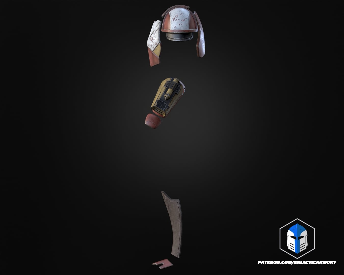 Mando Spirit Armor - 3D Print Files 3d model