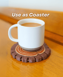 Spill Proof Spruce - Coaster that Transforms into Coffee Carrier 3d model