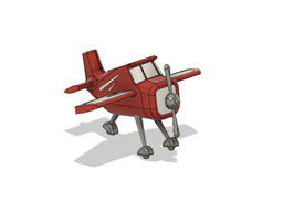 Candy Propeller Plane 3d model