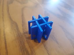 hashteg puzzle 3d model
