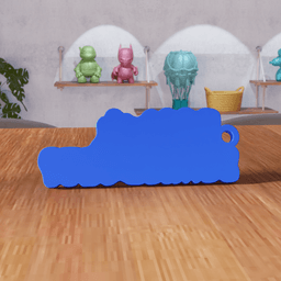 Boo Scared Yet Spooky Keychain 3d model