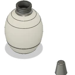 FFX Auron Nog Bottle 3d model