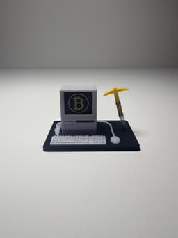 Bitcoin Miner Fidget Toy 3d model