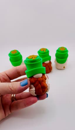 Cheeky Leprechaun Gnome Clicker 3d model