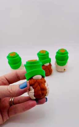 Cheeky Leprechaun Gnome Clicker 3d model