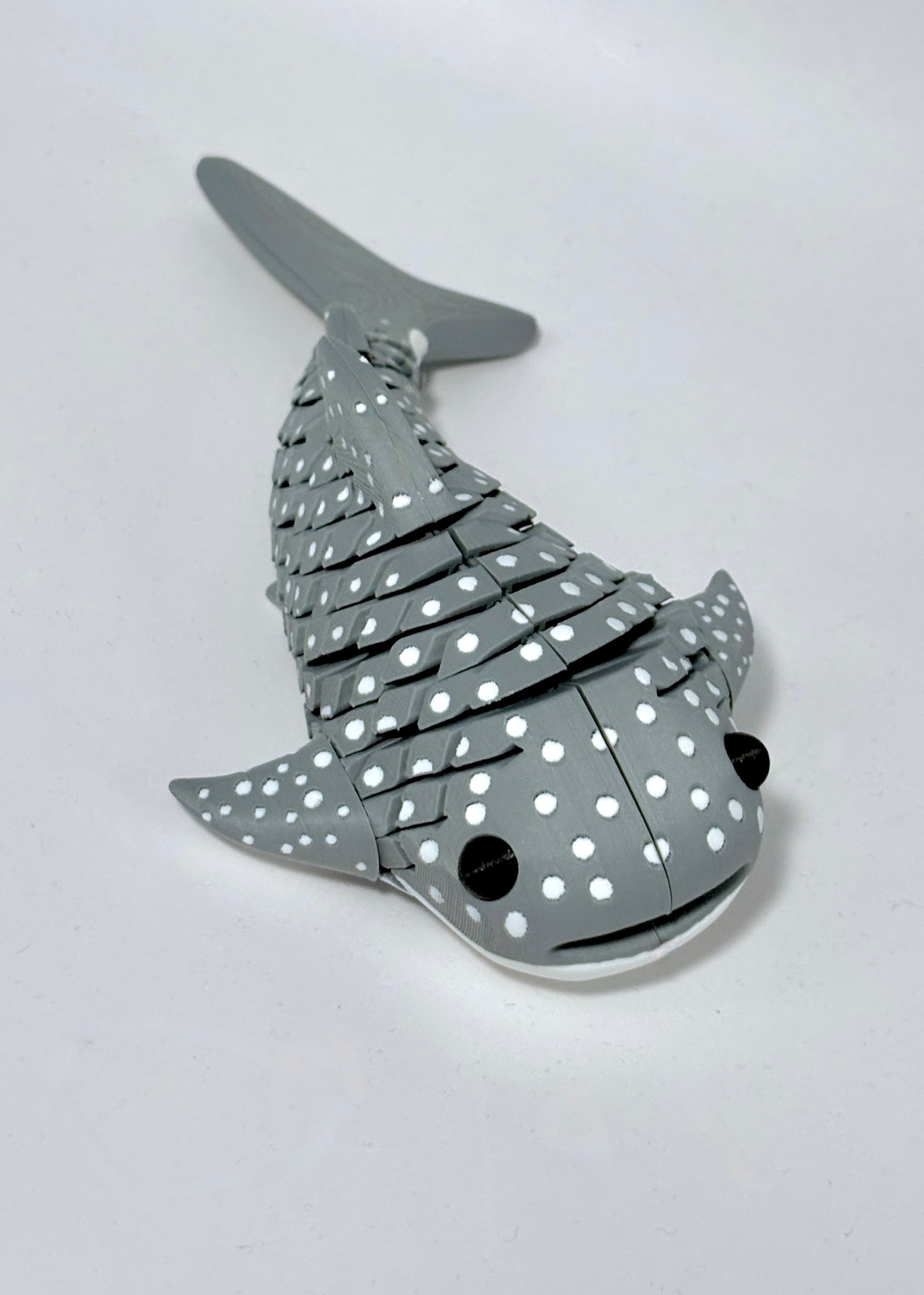 Floppy Whale Shark - NEAT! Polymaker Grey, Cool White and Galaxy Black - 3d model