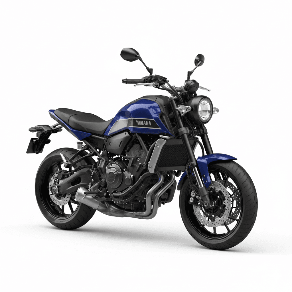 Yamaha XSR700 Retro Naked Motorcycle 3d model