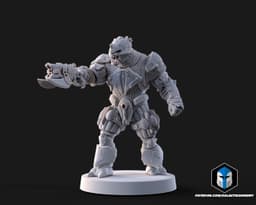 1:48 Scale Brute Miniatures - 3D Print Files 3d model