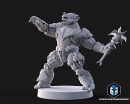 1:48 Scale Brute Miniatures - 3D Print Files 3d model