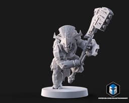 1:48 Scale Brute Miniatures - 3D Print Files 3d model