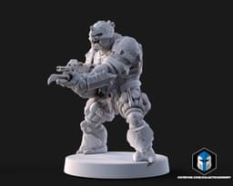 1:48 Scale Brute Miniatures - 3D Print Files 3d model