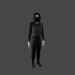 Ninja Rigged v1 3d model