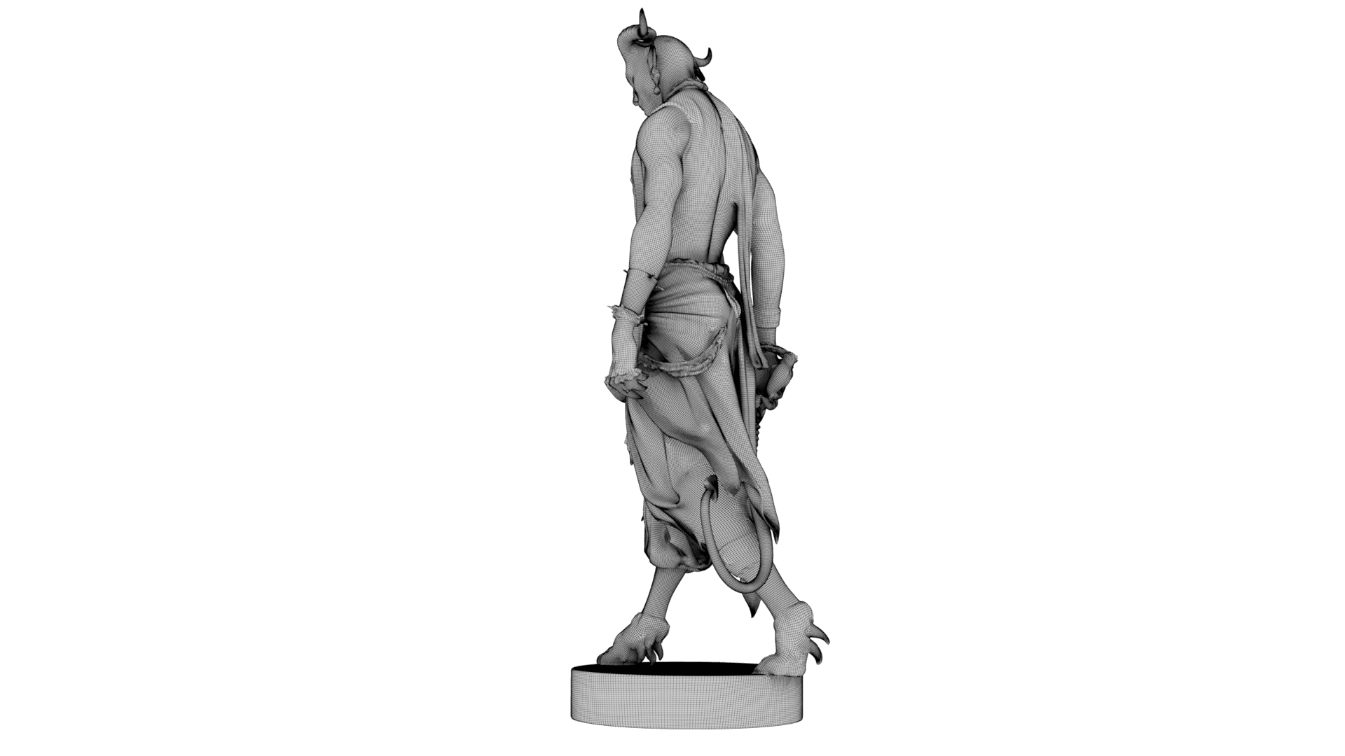 Emperor of Shadows Sculpture 3d model