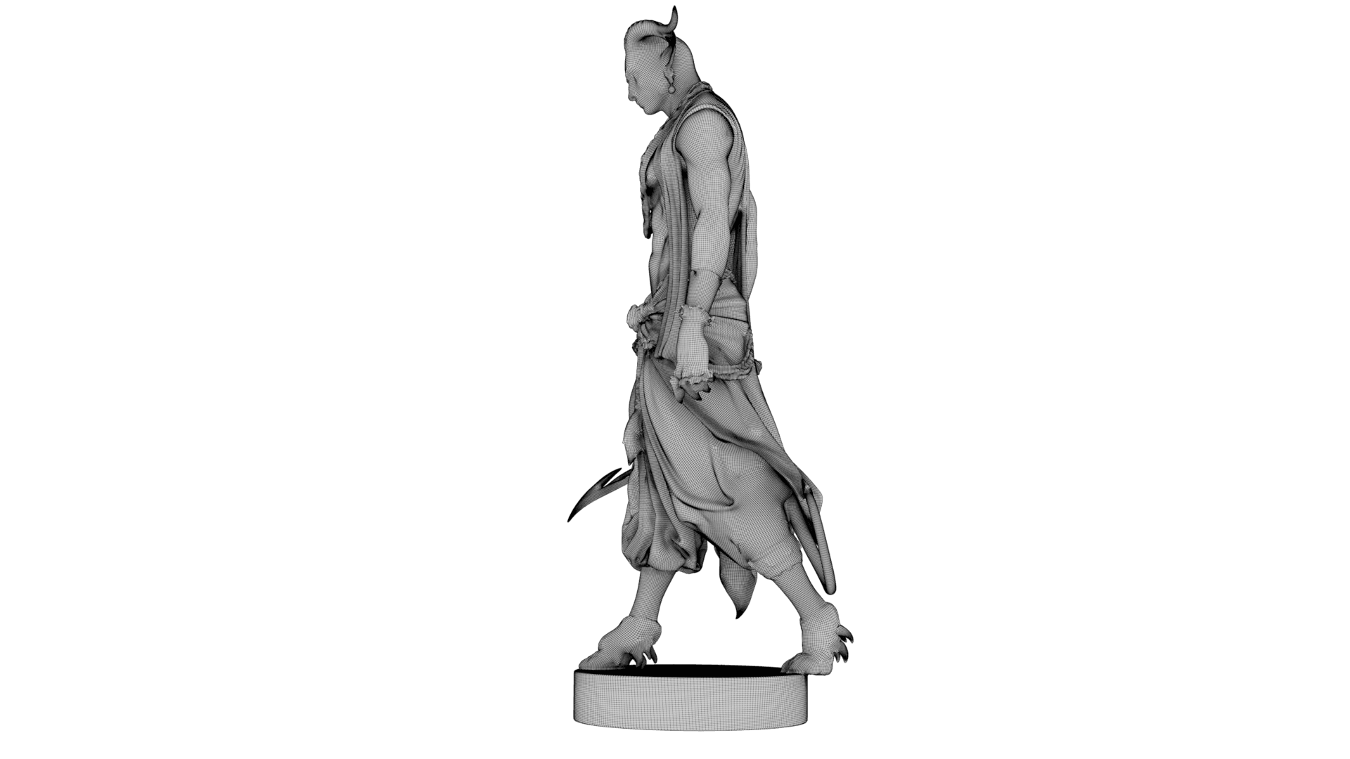 Emperor of Shadows Sculpture 3d model