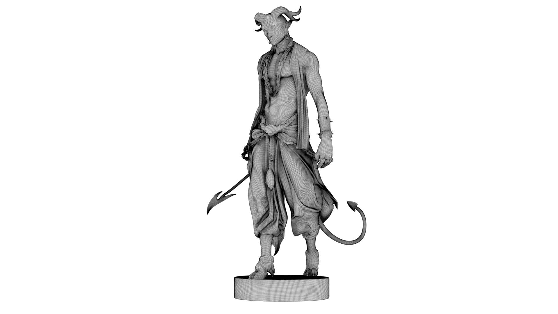 Emperor of Shadows Sculpture 3d model