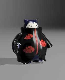 SNORLAX AKATSUKI NARUTO 3d model