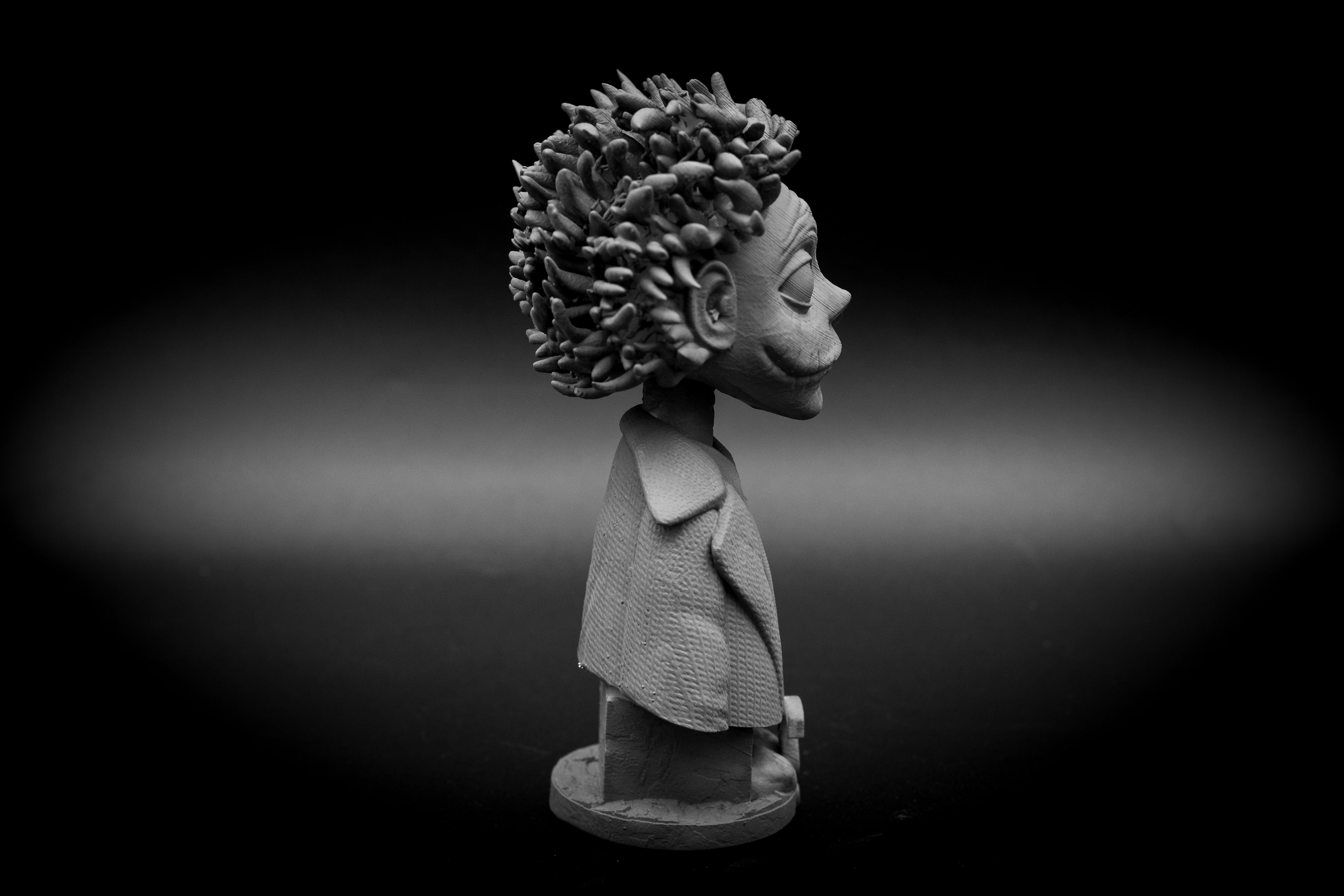 Riddler Bust Claymation (Pre Supported) 3d model
