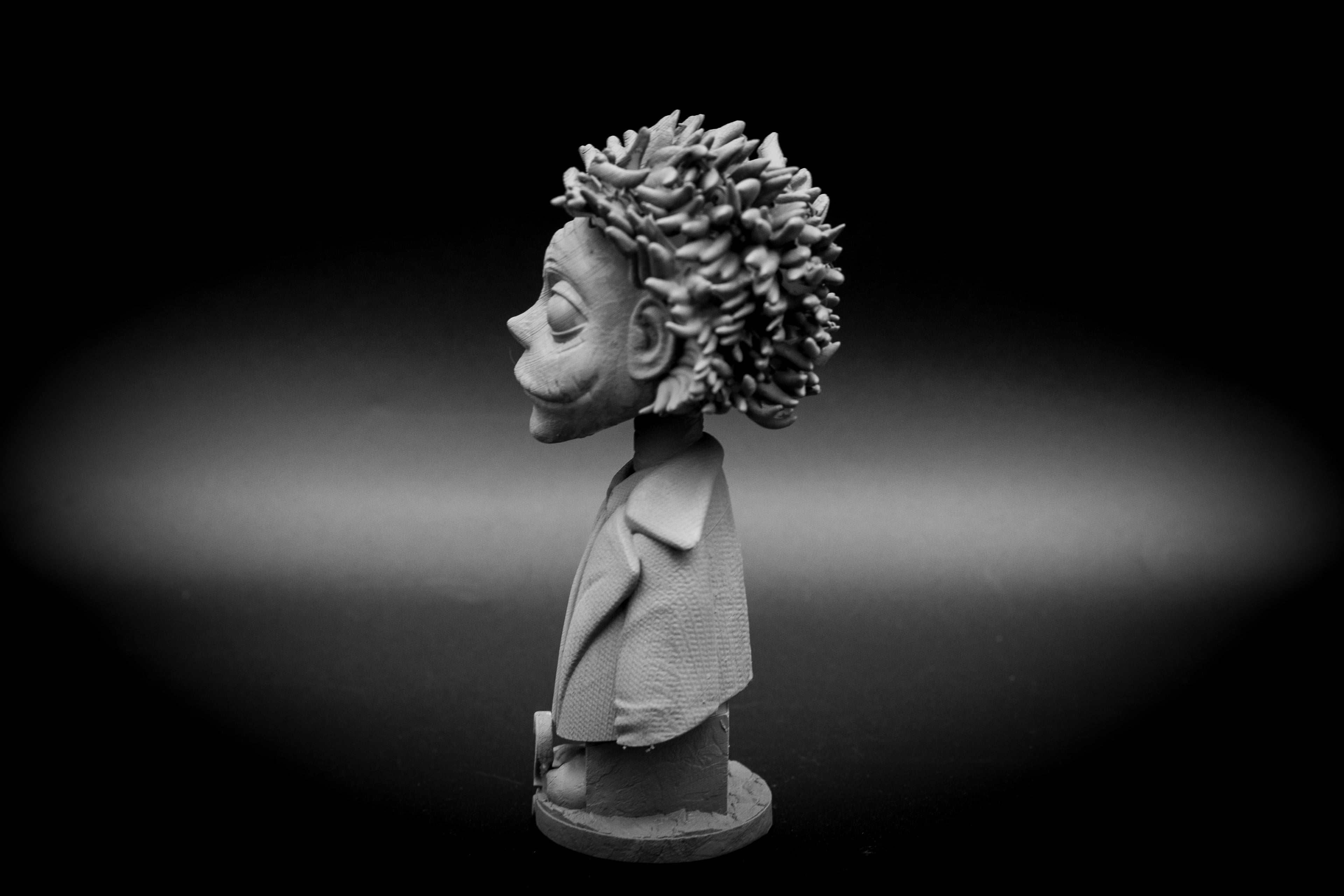 Riddler Bust Claymation (Pre Supported) 3d model