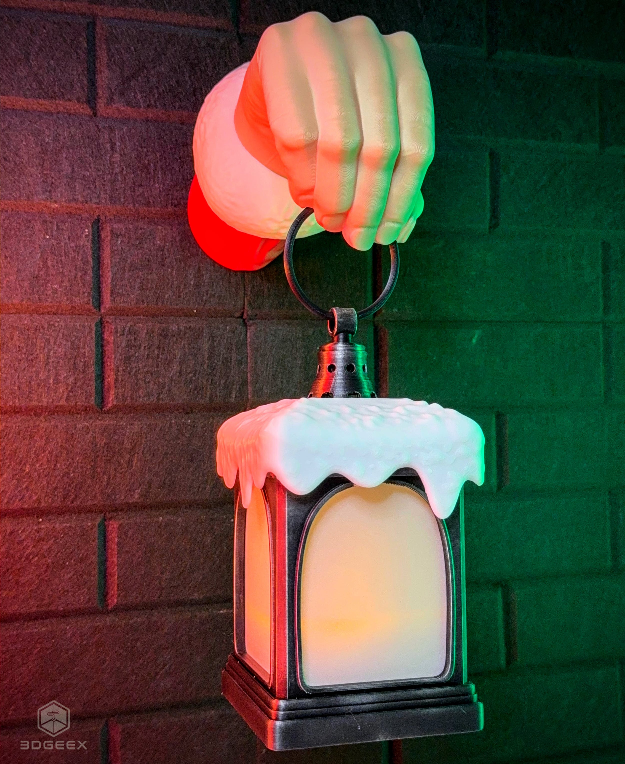 Santa Lantern Holder 3d model