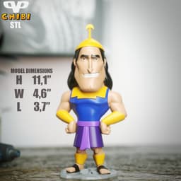 Kronk Chibi STL for 3D Printing ChibiSTL 3DXM 3d model