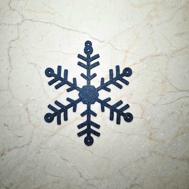 snowflake 3d model