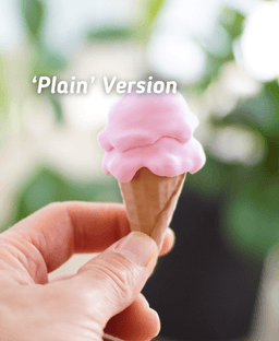 Ludo Ice Cream Clicker - 3d printed Fidget ice cream cone 3d model