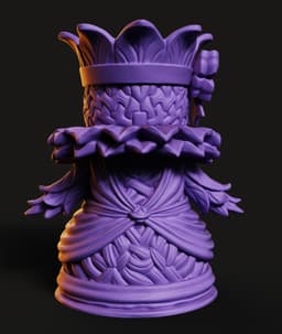 Forest Spirit Vase STL | Fantasy Bust 3D Print | HighDetail 3d model
