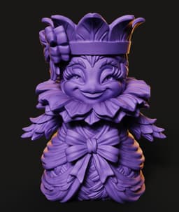 Forest Spirit Vase STL | Fantasy Bust 3D Print | HighDetail 3d model