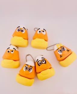 Candy Corn Mini Flexi & Key Chain Set 3d model