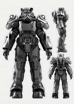 Fallout Power Armor: (Progress Finalizing - 1.0 Build Complete) 3d model