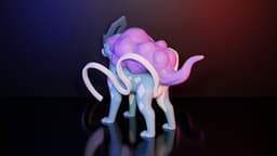 Suicune By Colors 3d model