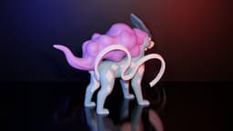 Suicune By Colors 3d model