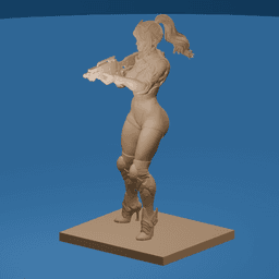 Ines Raya Future Warrior 3d model