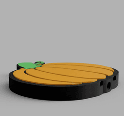 Halloween Pumpkin Yard Stake 3d model