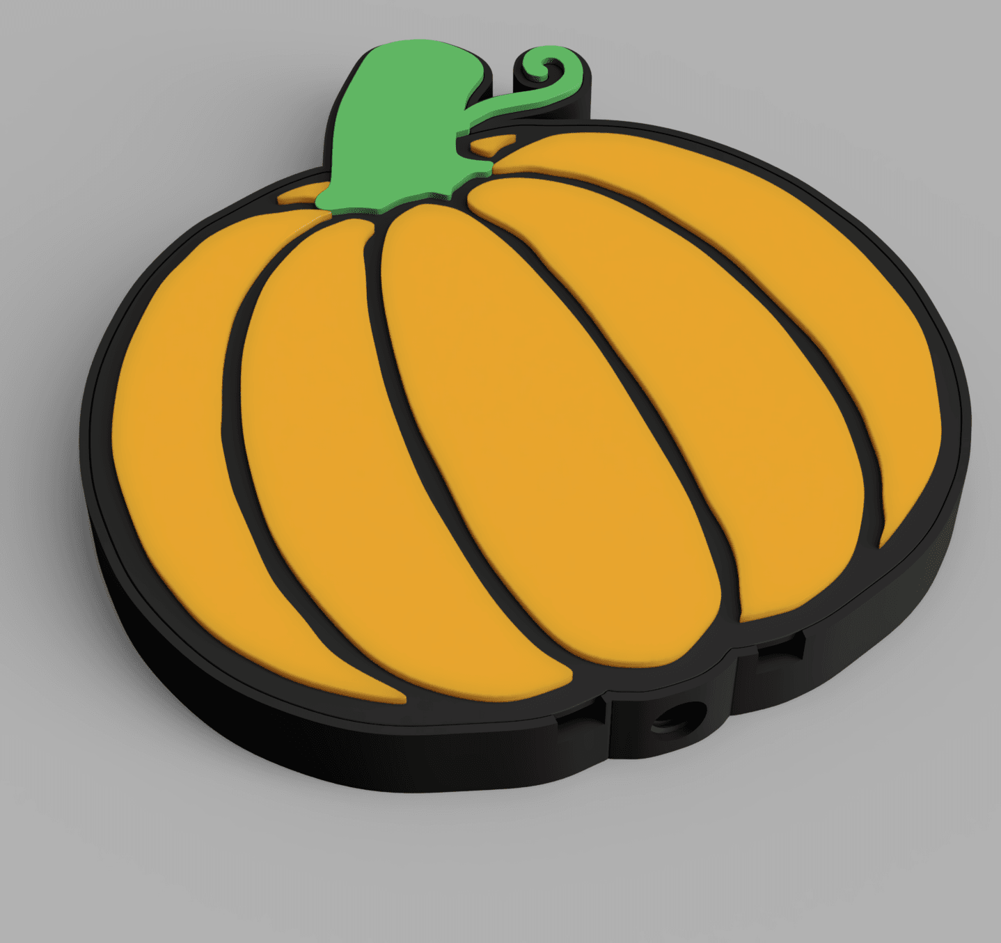 Halloween Pumpkin Yard Stake 3d model