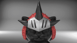 Dragon Helmet for cat 3d model