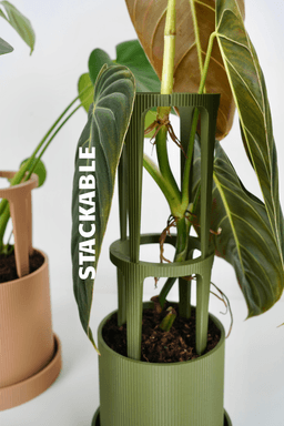 STEMRA Planter with Matching Plant Stakes 3d model