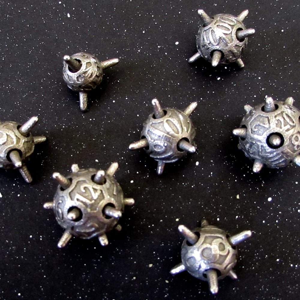 Sputnik Dice Set with Decader 3d model