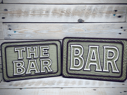 The Bar Sign 3d model