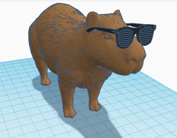 PULL UP CAPYBARA 3d model