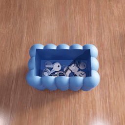 Bubble Textured Planter & Organizer 3d model