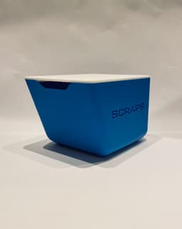 Scrap container with sliding lid 3d model