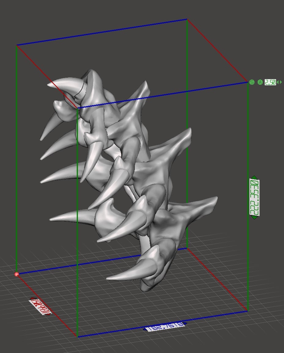 Shoulder spine 3d model