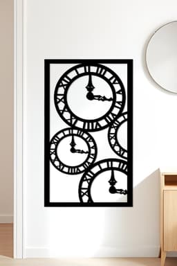 Clock Wall Art, Wall Decor, Home Decor 3d model
