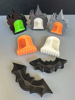 Ghost Layered Fidget (2 sizes) 3d model