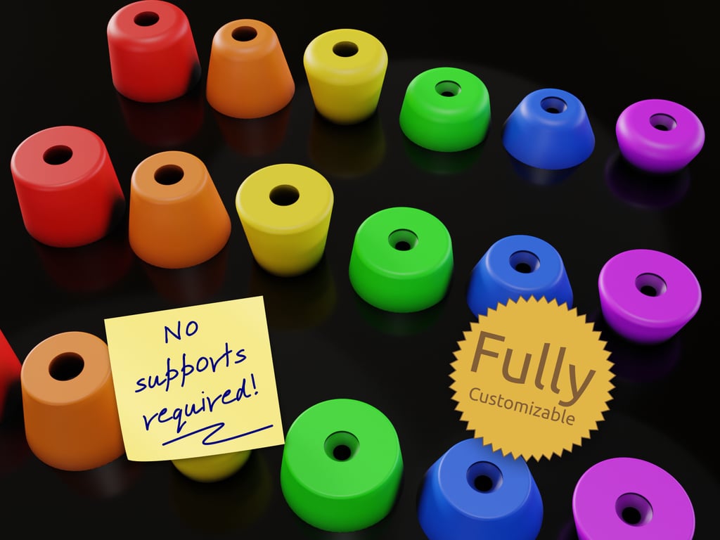 Fully Customizable Foot 3d model