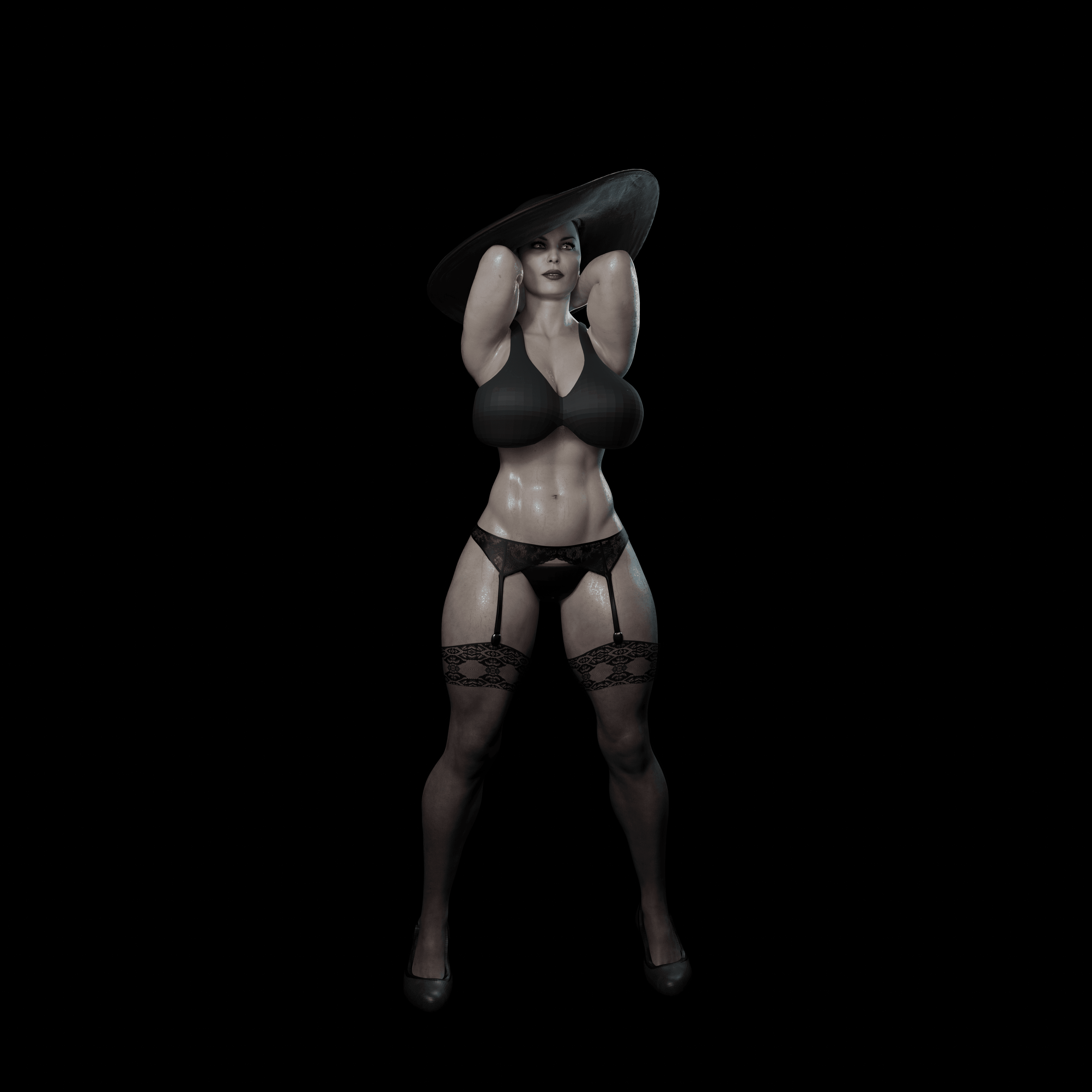 Curvy Mommy Alcina 3d model