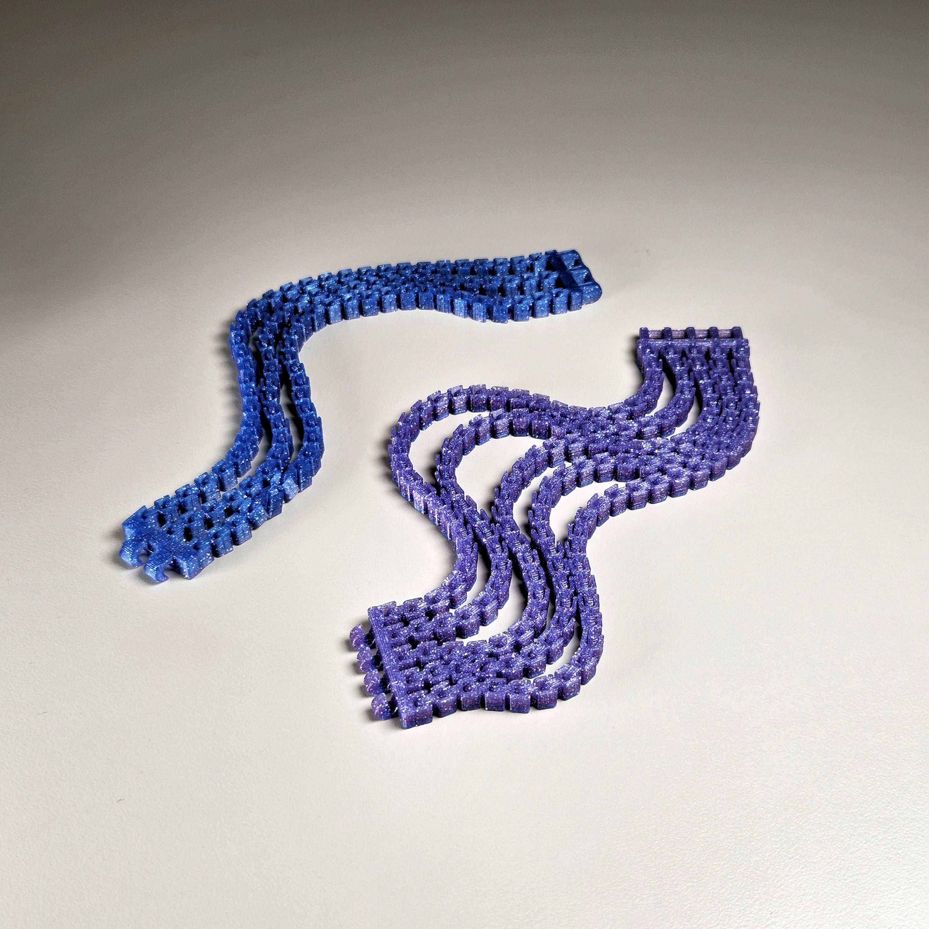 Slim Flexi Fidget Bracelet 3d model